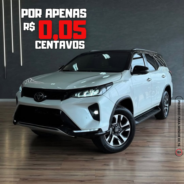 Toyota SW4 Diamond BRANCA ou R$410.000 no Pix 💰 🚀
